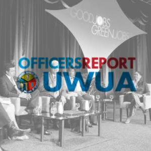 Special and Sectoral Conferences, Officers Report 2015, UWUA 30th Constitutional Convention