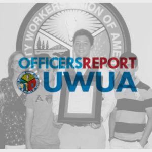 Scholarship Program, Officers Report 2015, UWUA 30th Constitutional Convention