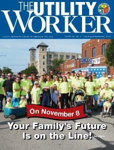 The Utility Worker: Jul/Aug/Sep 2016 Issue (cover)