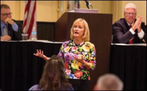 Susan Story, president & chief executive officer, American Water, participated in the Region IV Conference. American Water is working with the UWUA’s Power for America to train the next generation of water workers.